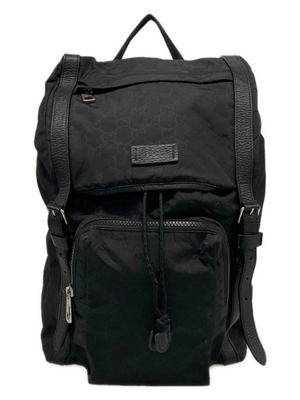 GUCCI GG 510336 Black Nylon Leather - Backpack